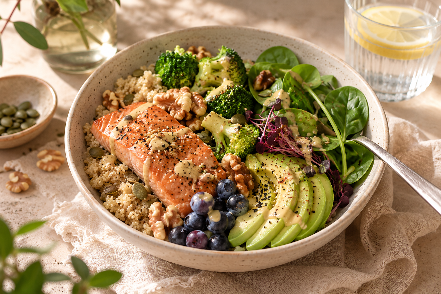 Gesundes Rezept mit Protein, für nachhaltiges Abnehmen